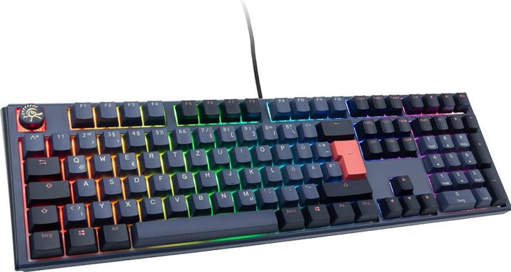 Image du produit Ducky One 3 Cosmic Blue Clavier de jeu, RGB LED - MX-Blue (DE, Filaire)