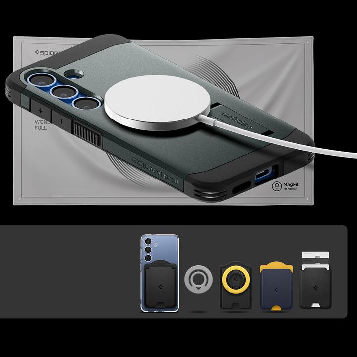 Actual product image Spigen Tough Armor MagSafe (Samsung Galaxy S25)