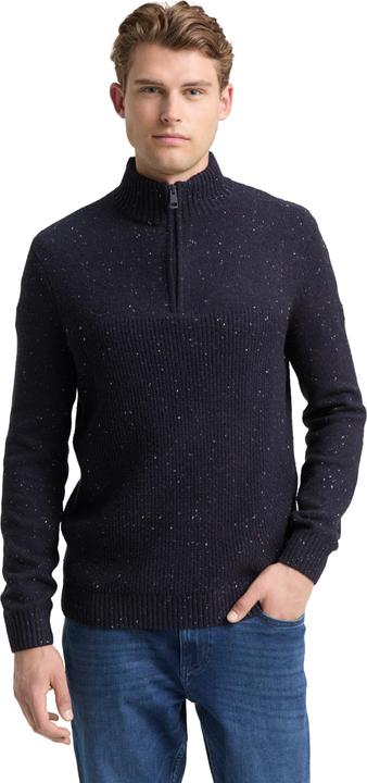 Produktbild Tom Tailor Structured Mix Knit Troyer (L, M, S)
