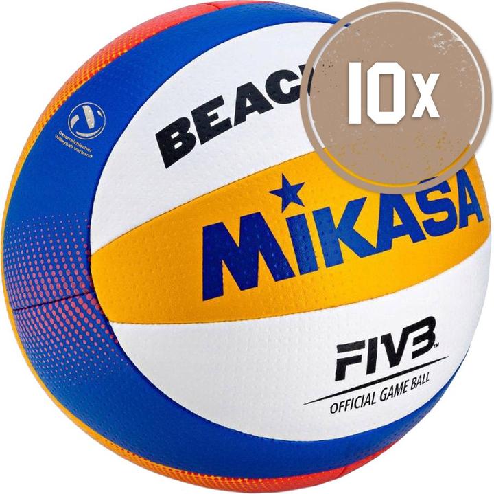 Produktbild Mikasa 10er Ballpaket Beach Pro BV550C ÖVV (5)