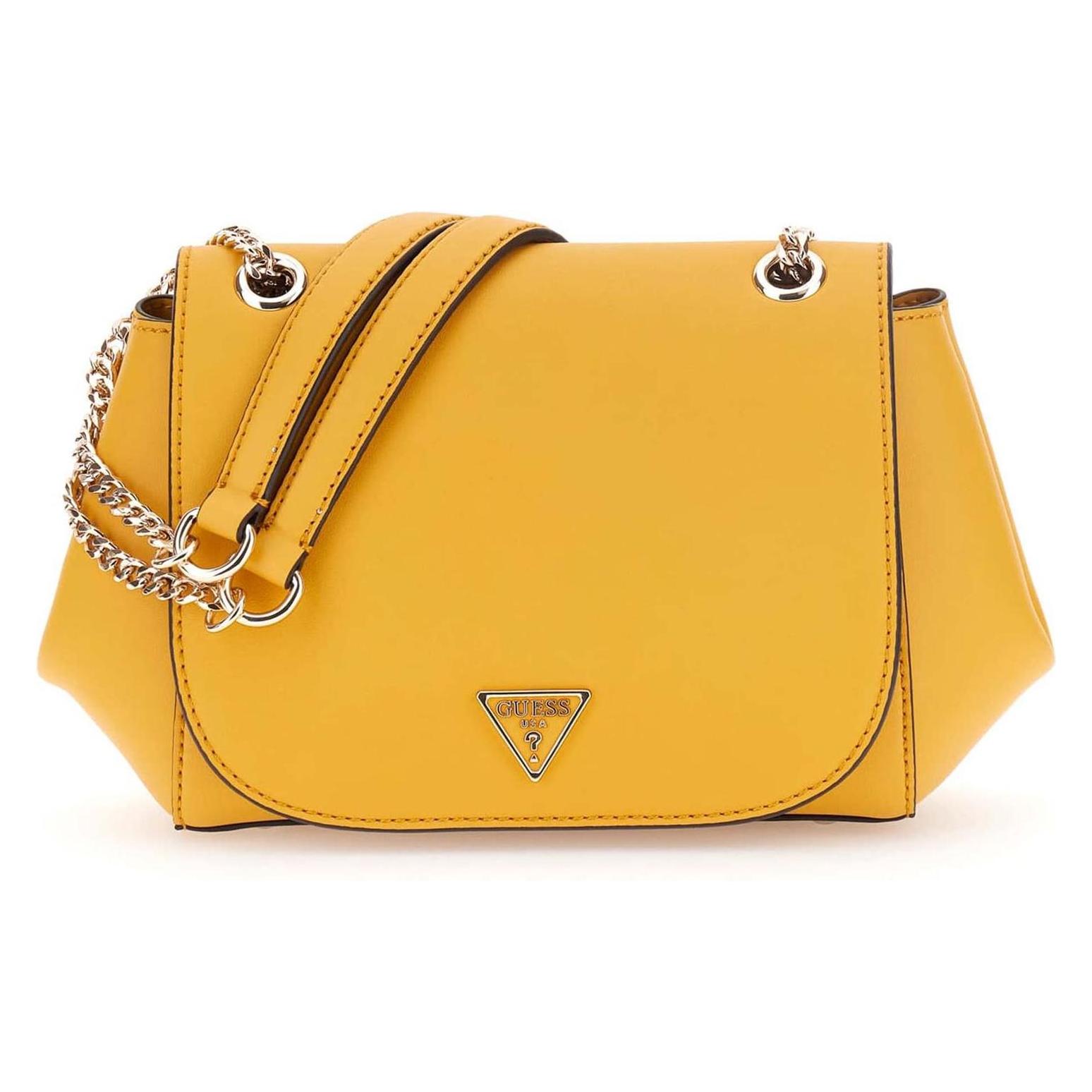 Guess, Damen, Handtasche, Talent Convertible Xbody Flap, Gelb