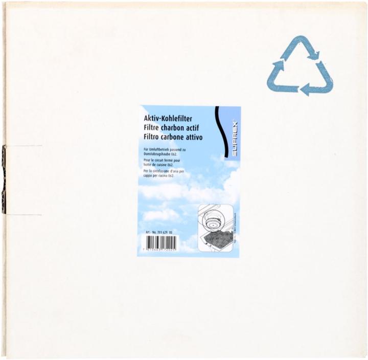 Actual product image Suprex Charcoal filter for extractor bonnet E62