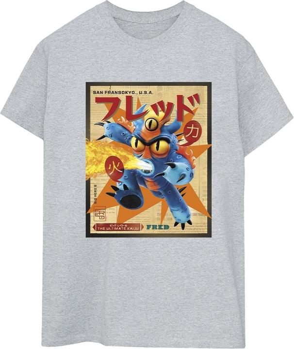 Produktbild Disney Big Hero 6 Baymax Fred Newspaper TShirt (XXL)
