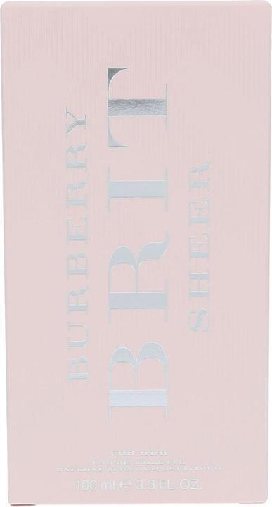 Actual product image Burberry Brit Sheer (Eau de toilette, 100 ml)