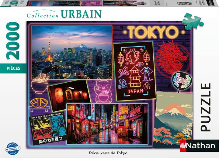 Produktbild Nathan Puzzle 2000 pieces Discovering Tokyo (2000 Teile)