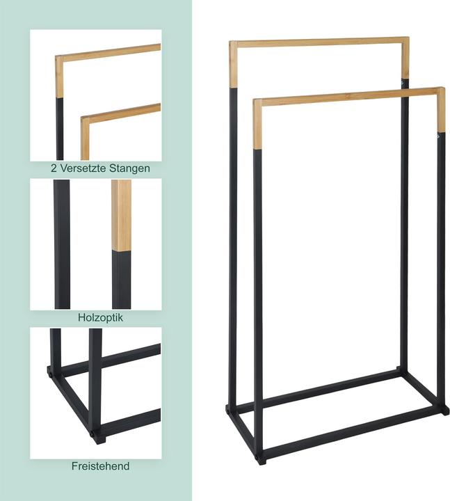 Actual product image Relaxdays Towel rack