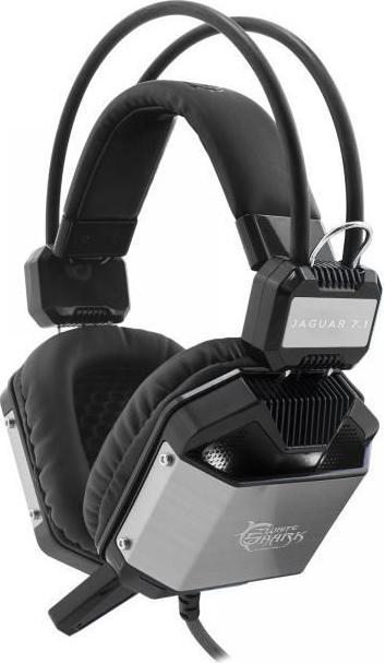 Actual product image White Shark Headset GH-1646 Jaguar-7.1 Black/Silver (Cable)