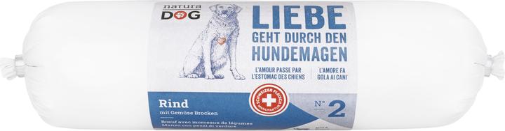 NaturaDog Rind mit Gemüse (Adult, Junior, Senior, 1 Stk., 400 g)