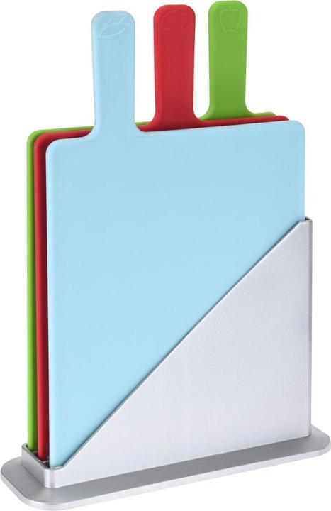 Excellent Houseware Schneidebretter inkl. Standhalterung, 3er Set