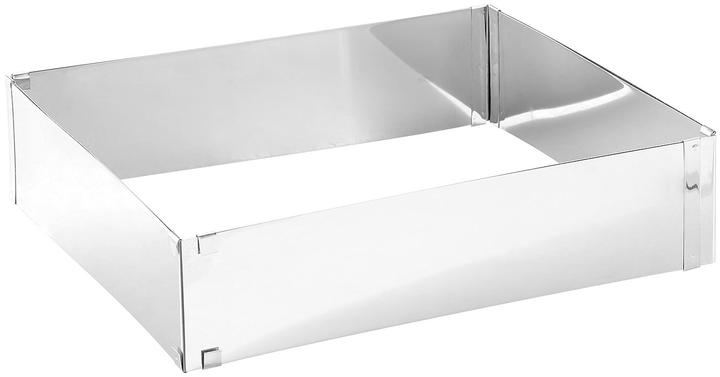 Produktbild Rosenstein & Söhne Edelstahl-Backrahmen, rechteckig, verstellbar auf maximal 47 x 38 cm