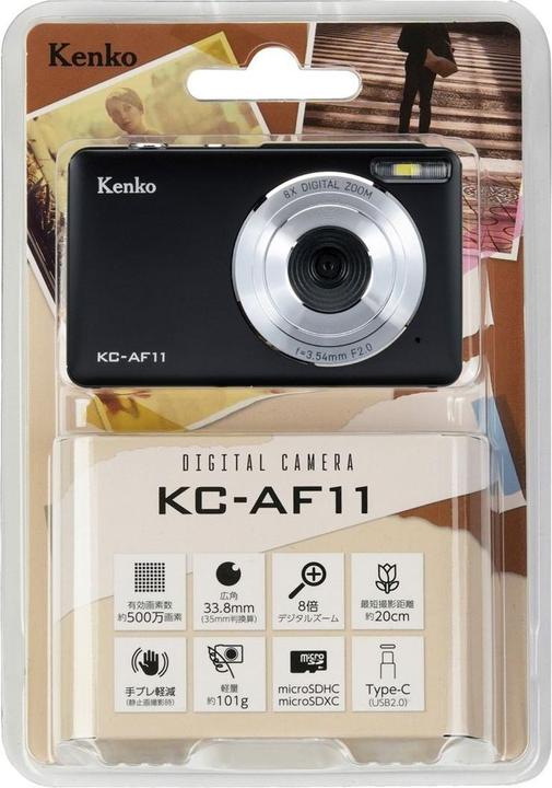 Actual product image Kenko KC-AF11 Kompaktkamera Black (5 Mpx)