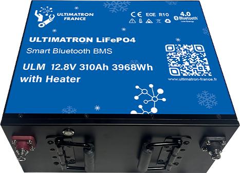 Image du produit Ultimatron ULM-12V-310Ah POLAR LiFePO4 Batterie d'alimentation sous le siège (avec réchauffeur) (12.80 V, 310 Ah)