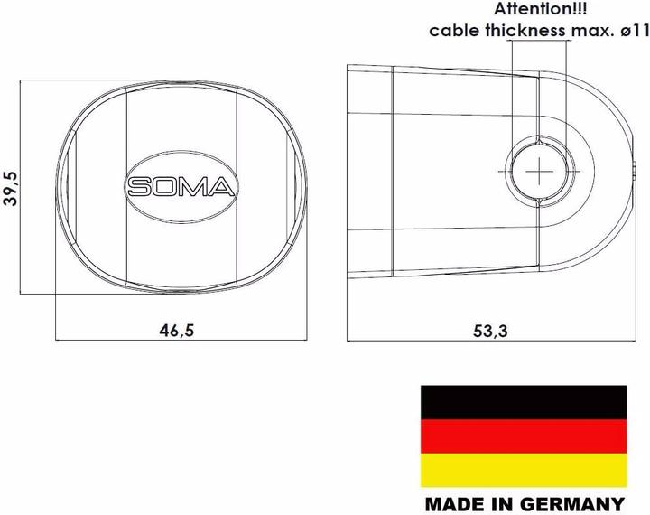 Produktbild Soma Diebstahlschutz für Ladekabel