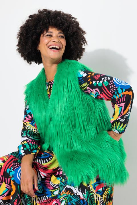 Produktbild Angel of Style Weste, Straight Fit, Neon FakeFur, offene Form (58)