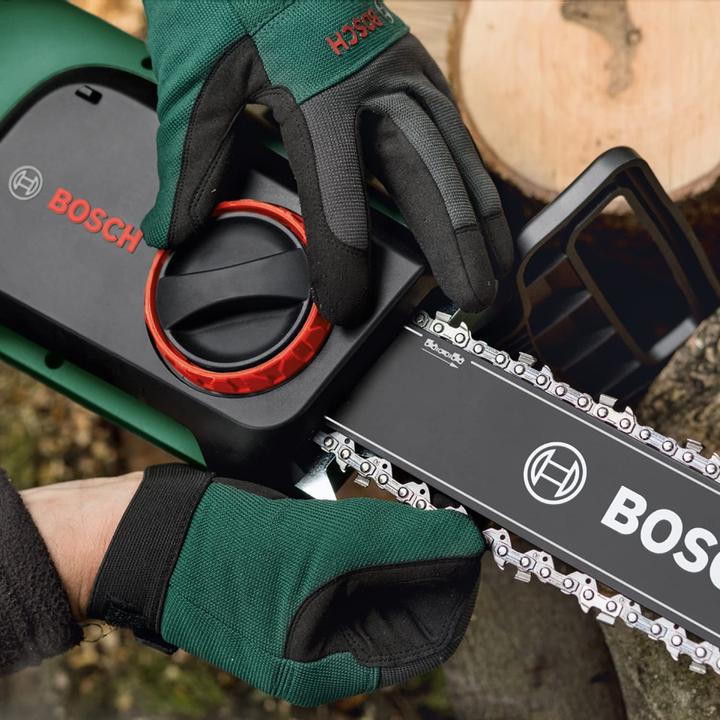 Produktbild Bosch Home & Garden Kettensäge 40 cm mit Kettensägenöl, Mit Kettensägenöl, Neues Design | Classic Green