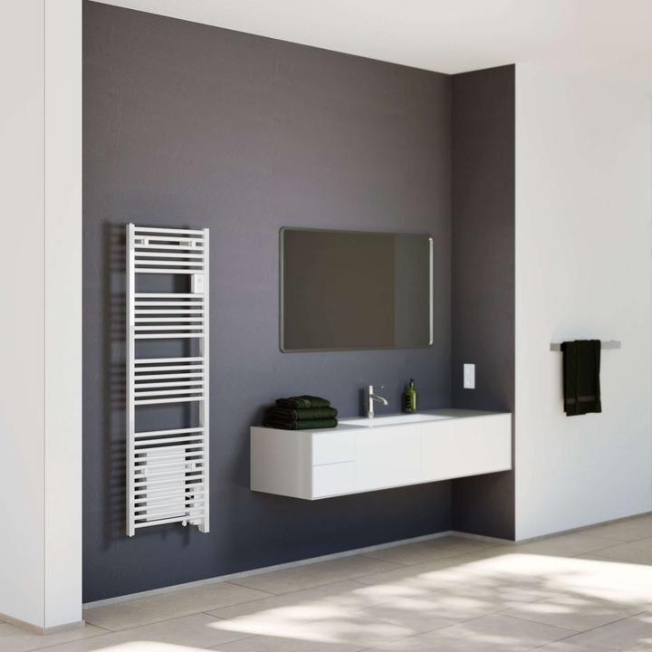 Actual product image Stiebel Eltron Electric bathroom/towel radiator BHE 75 Plus, 750 watts, with boost function (750 W)