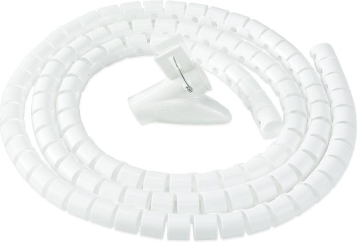 Fellowes Cable bundler Cable Zip, white, length: 2.0 m Cable routing and protection system, diameter: 20 mm (Plastic cable ties, 2000 mm, 1 pcs.)