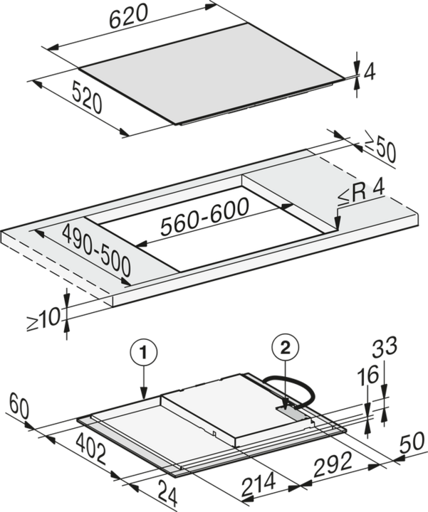 Actual product image Miele KM 7361 FL