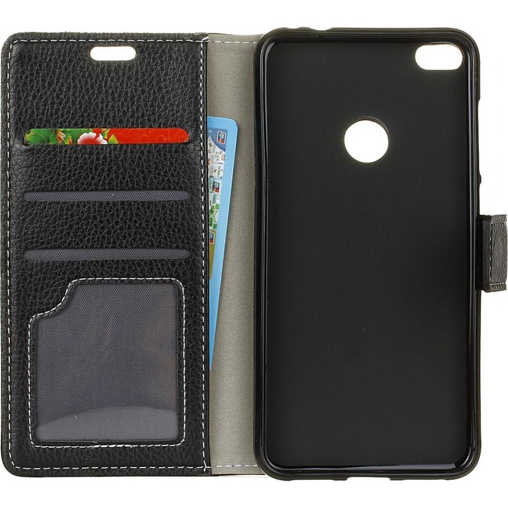 Thumbnail - Screenguard Huawei P10 Lite Leather Guard Lederhülle (Huawei P10 Lite), Smartphone Hülle, Schwarz