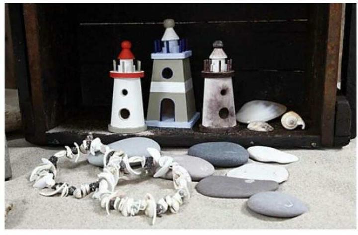 Produktbild Creativ Company Holz-Tablett 6er Set