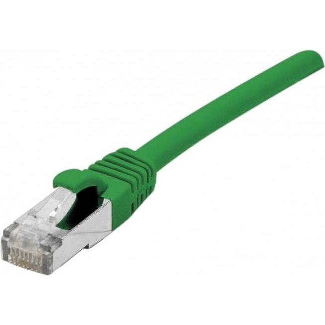 Exertis Connect Patchkabel S/FTP (PiIMF), Cat 6A (EIA/TIA), grün, 25,0 m Patchkabel mit besonders schmalem Knicks... (S/...