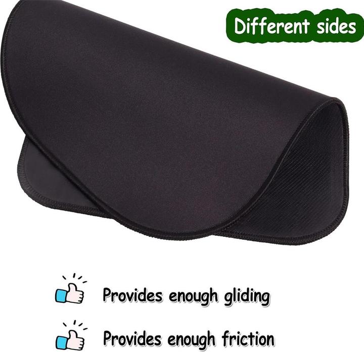 Produktbild König Design Gleitbrett Gleiter für Thermomix TM6 TM5 Gleitpad Zubehör Tropfmatte Schwarz Neu