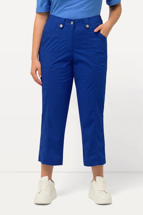 Immagine prodotto Ulla Popken Pantaloni cargo a 7/8 con linguetta per risvolto e cintura comoda (58)