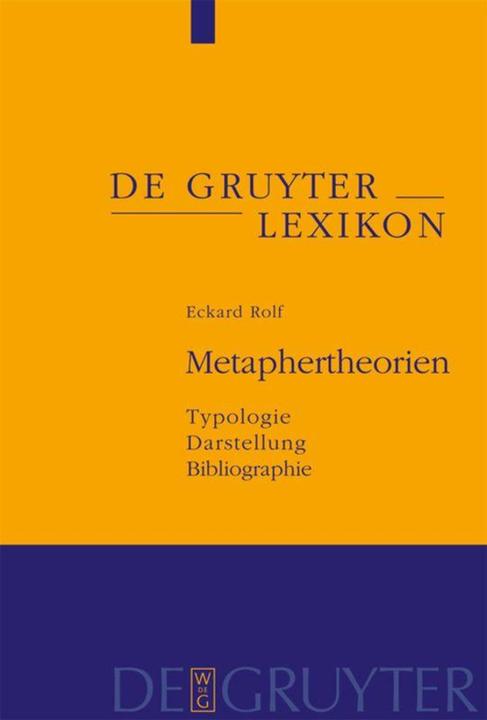 Produktbild Metaphertheorien (Deutsch, 2005)