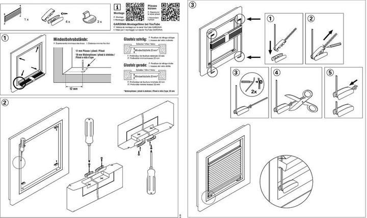 Actual product image Gardinia Plissée Concept 70 x 130 cm, Schwarz (70 x 130 cm)