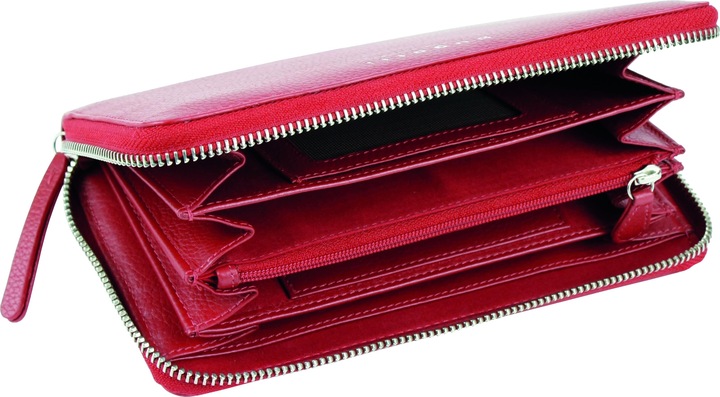 Actual product image Bugatti Long Wallet Linda Zip Around Wallet