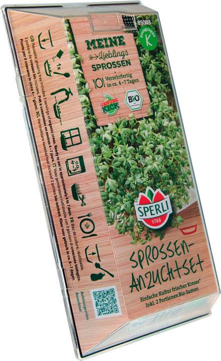 Actual product image Sperli Organic Cress Starter Set (Seedlings)