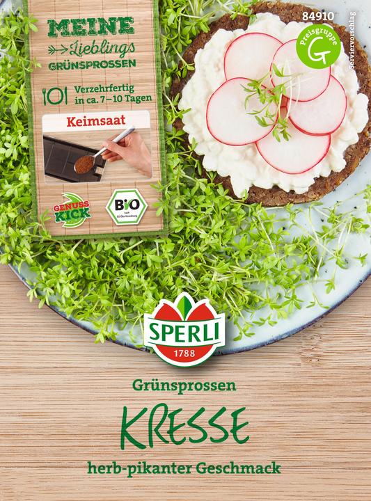 Actual product image Sperli Organic sprouts cress (Seedlings)