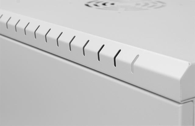 Produktbild Stalflex Rack Cabinet 19" 6U Glass Door Gray RC19-6U-350GG (6 HE, 19 Zoll Rack)