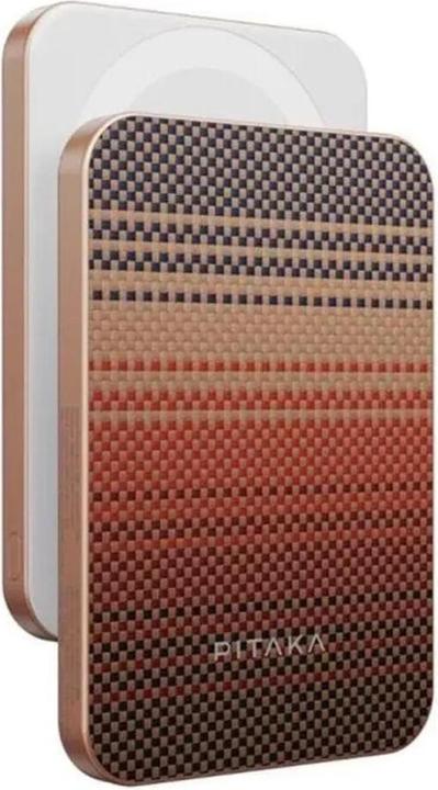 Pitaka Power Bank Qi2 Sunset Powerbank - Rd - 5000 mAh (5000 mAh, 15 W)