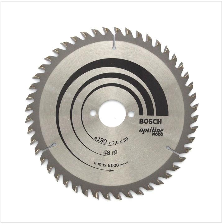 Immagine prodotto Bosch Professional Zubehör Lama circolare per legno PRO, 190 x 2,6 x 30 mm