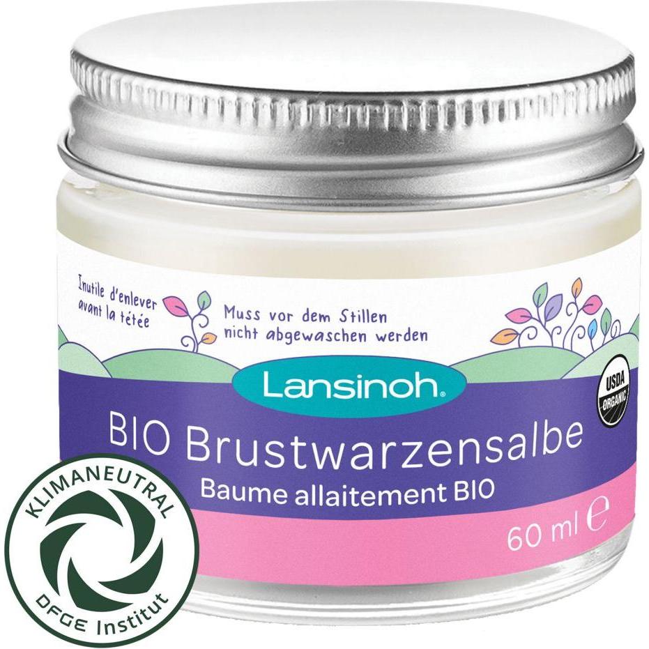 Lansinoh, Mamapflege, Bio Brustwarzensalbe