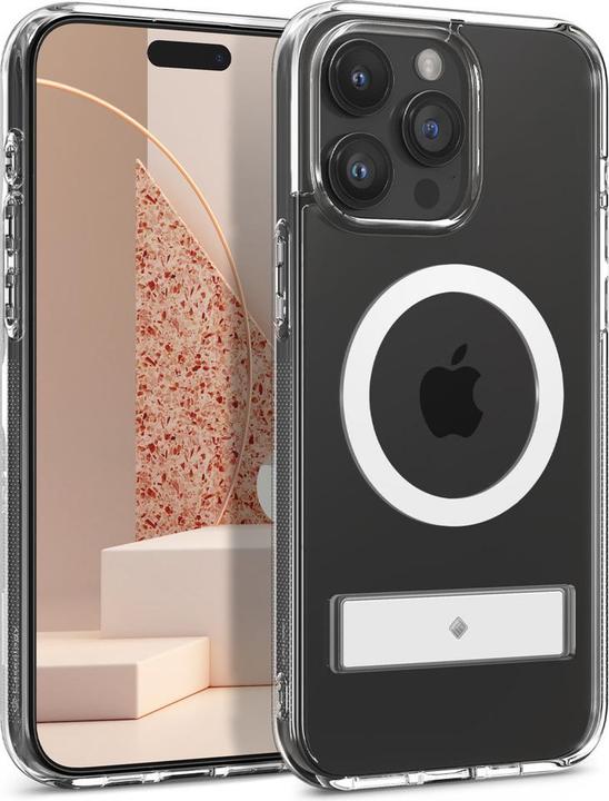 Image du produit Spigen Caseology by Capella MagSafe Kickstand - blanc transparent - iPhone 15 Pro (Apple iPhone 15 Pro)
