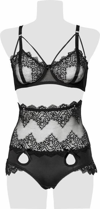 Immagine prodotto Grey Velvet Set di 2 pezzi in nero (XL)