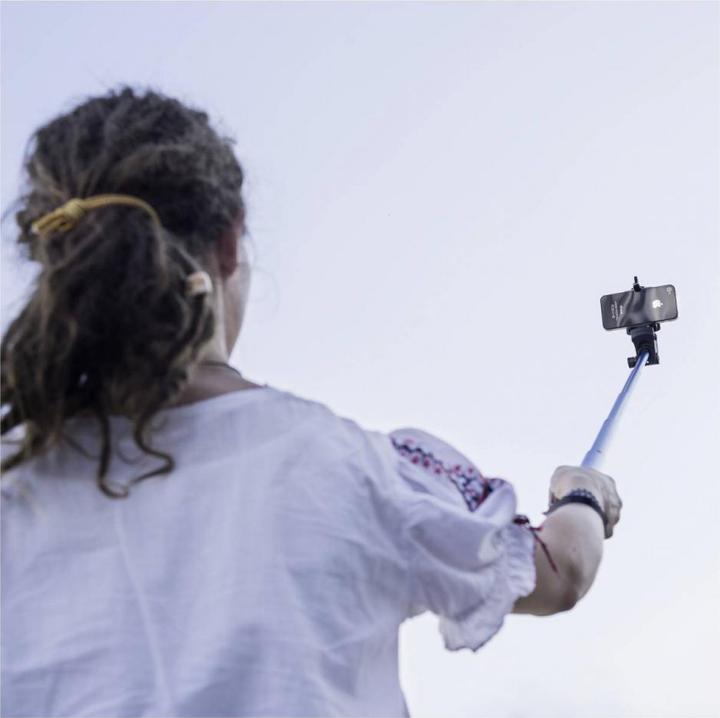 Actual product image mantona Handheld tripod Selfy black for GoPro