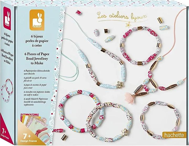 Image du produit Janod 6 Bjoux perles de papier