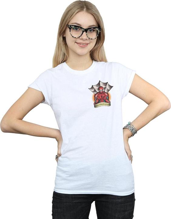 Produktbild SpiderMan Tattoo Breast Print TShirt (XL)