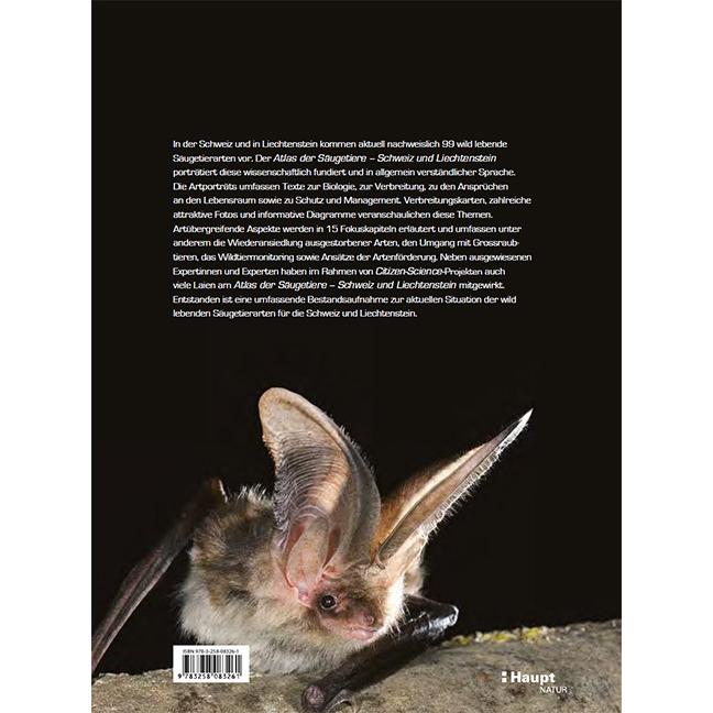 Thumbnail - Atlas der Säugetiere – Schweiz und Liechtenstein, Fachbücher von Schweizerische Gesellschaft für Wildtierbiologie (SGW)