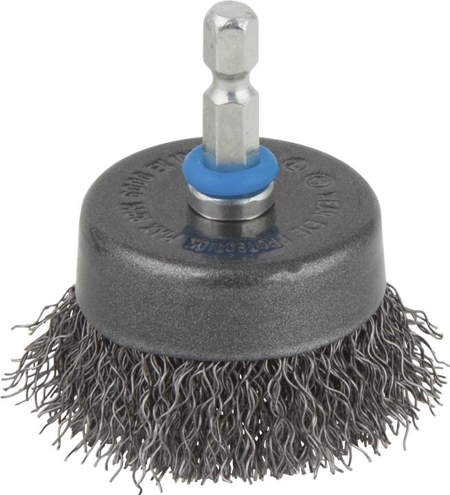 Produktbild wolfcraft 1 Stahldraht-Topfbürste S=6-kt. ø50mm