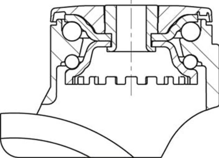 Produktbild Blickle 951175 LKFG-TPA 126G-FI Kunststoff-Lenkrolle Rad-Durchmesser: 125 mm Tragfähigke
