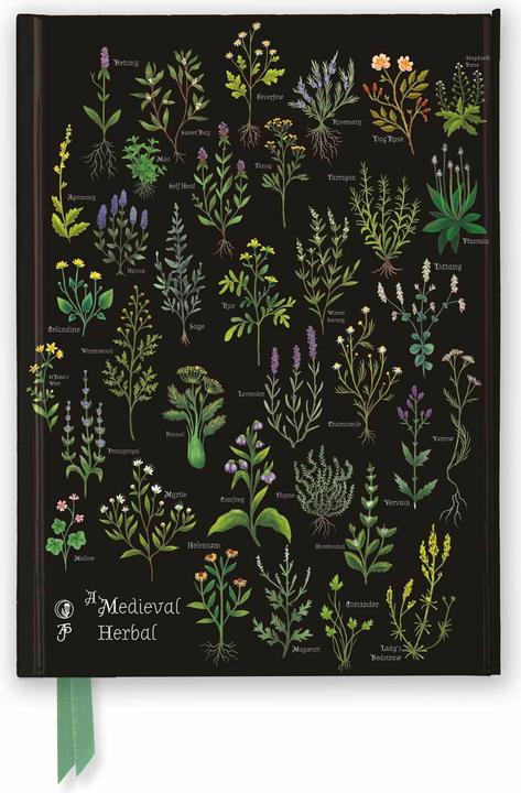 Produktbild Anna Stead: A Medieval Herbal (Foiled Journal) (A5, Liniert, Harter Einband)