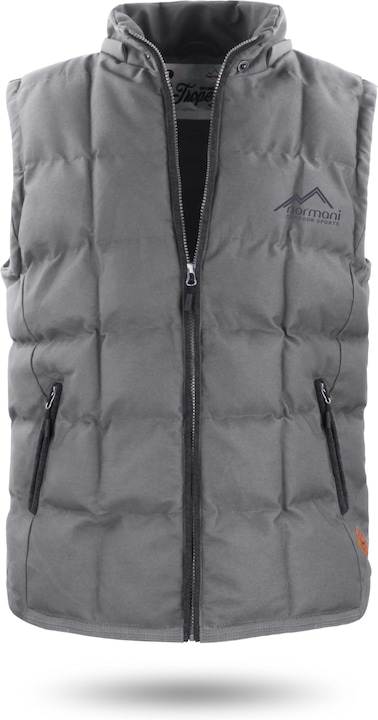 Actual product image Normani Mens Winter Quilted Vest Tropez - 1555 (XL)