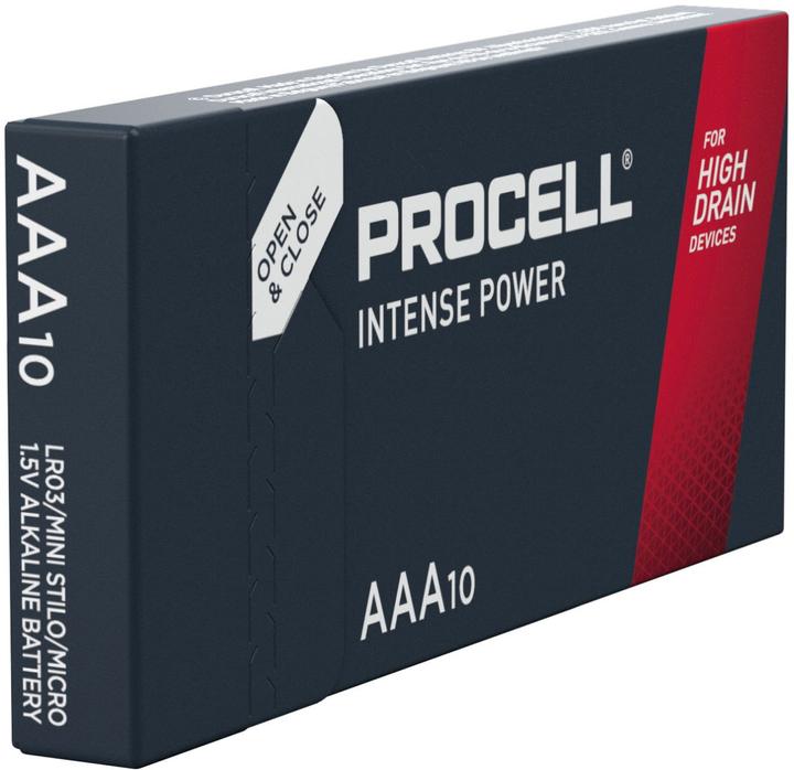 Produktbild Duracell Batterie Alkaline, Micro, AAA, LR03, 1.5V (10 Stk., AAA, 1236 mAh)