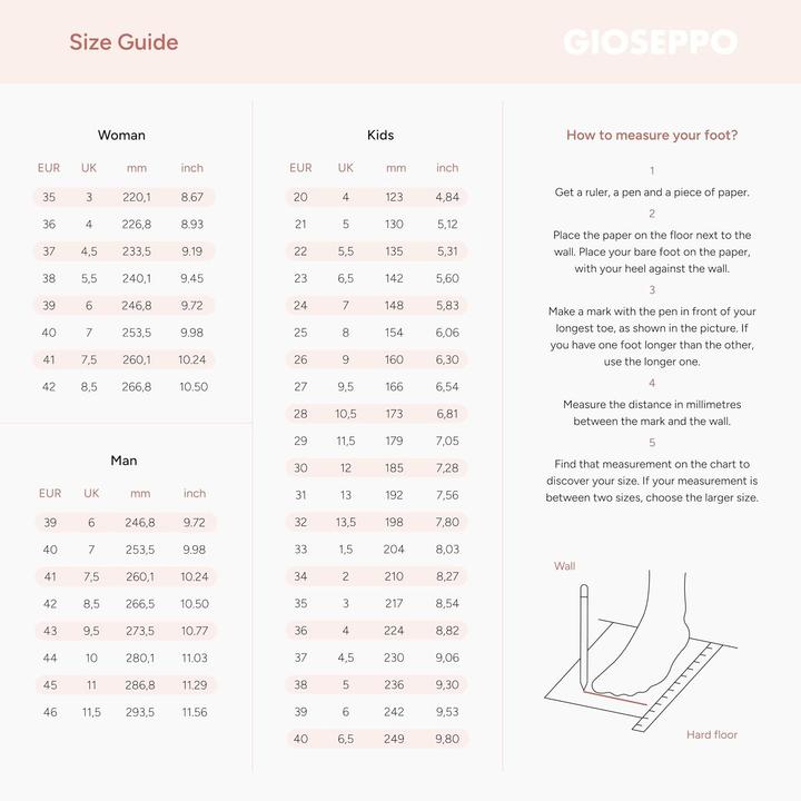 Valeurs nutritives et ingrédients Gioseppo Quamba (36)