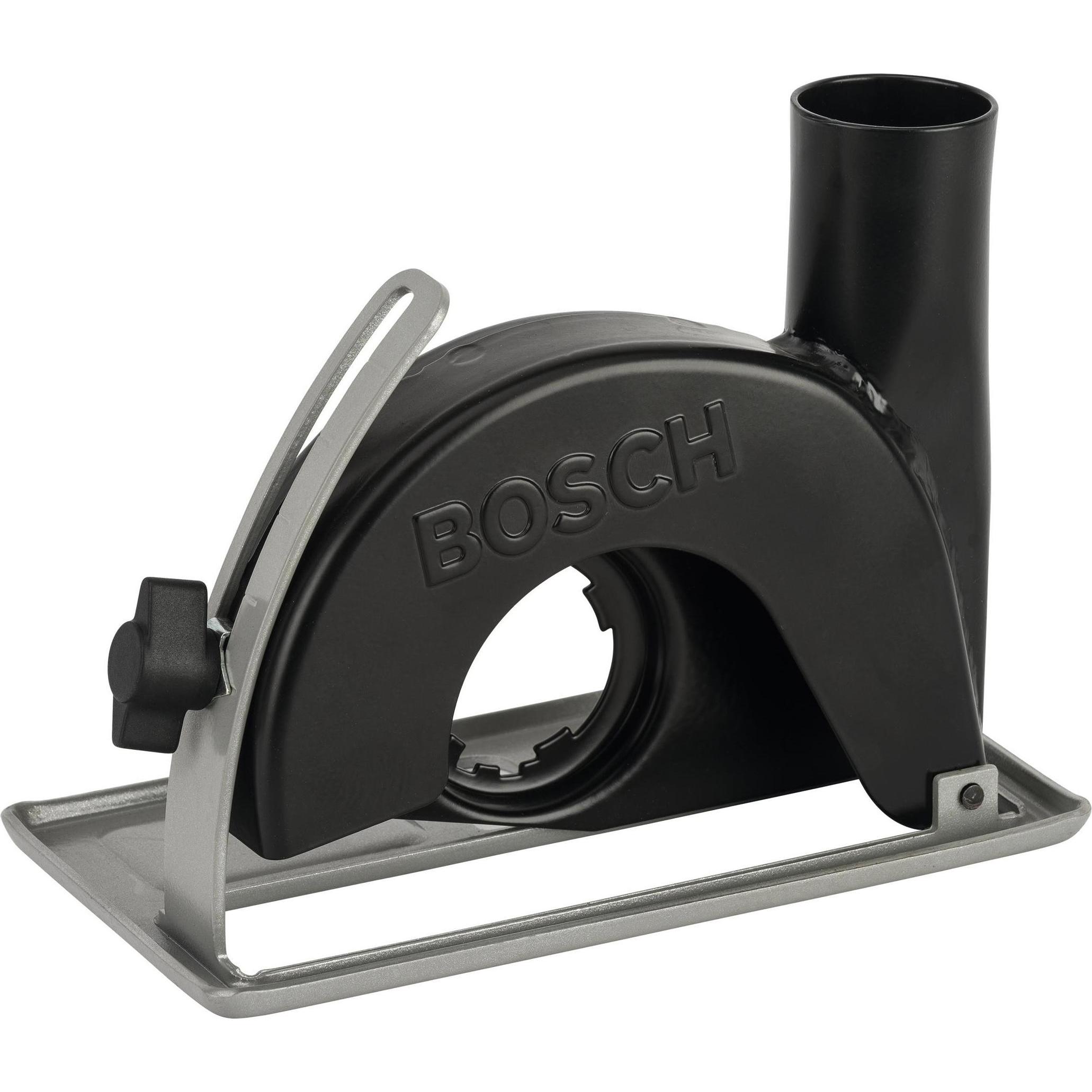Bosch Professional Zubehör, Zubehör Maschine, Führungsschlitten mit Absaugstutzen zum Trennen, werkzeuglos, 115 / 125 mm...