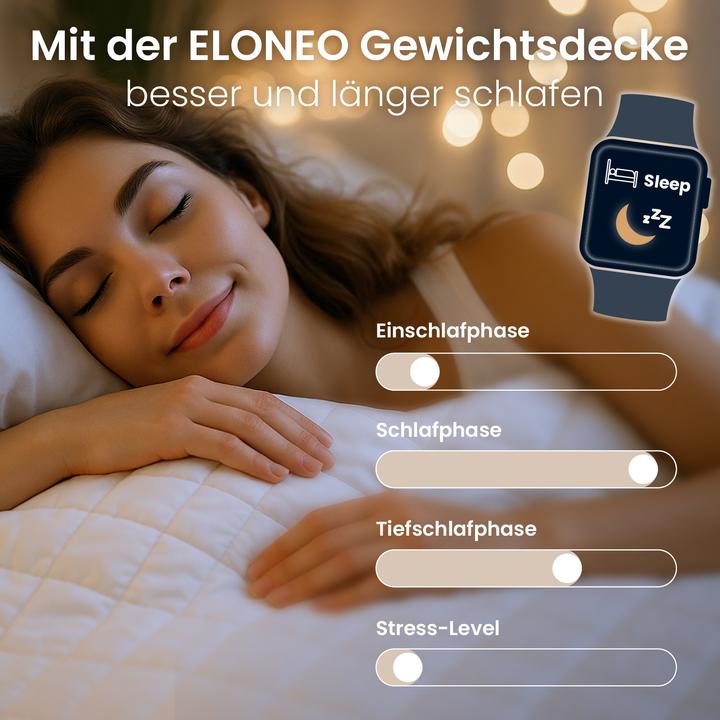 Produktbild Eloneo Gewichtsdecke, 155x220cm, 9 kg (155 x 220 cm)